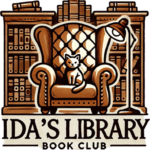 Ida's Library Logo with Frankie